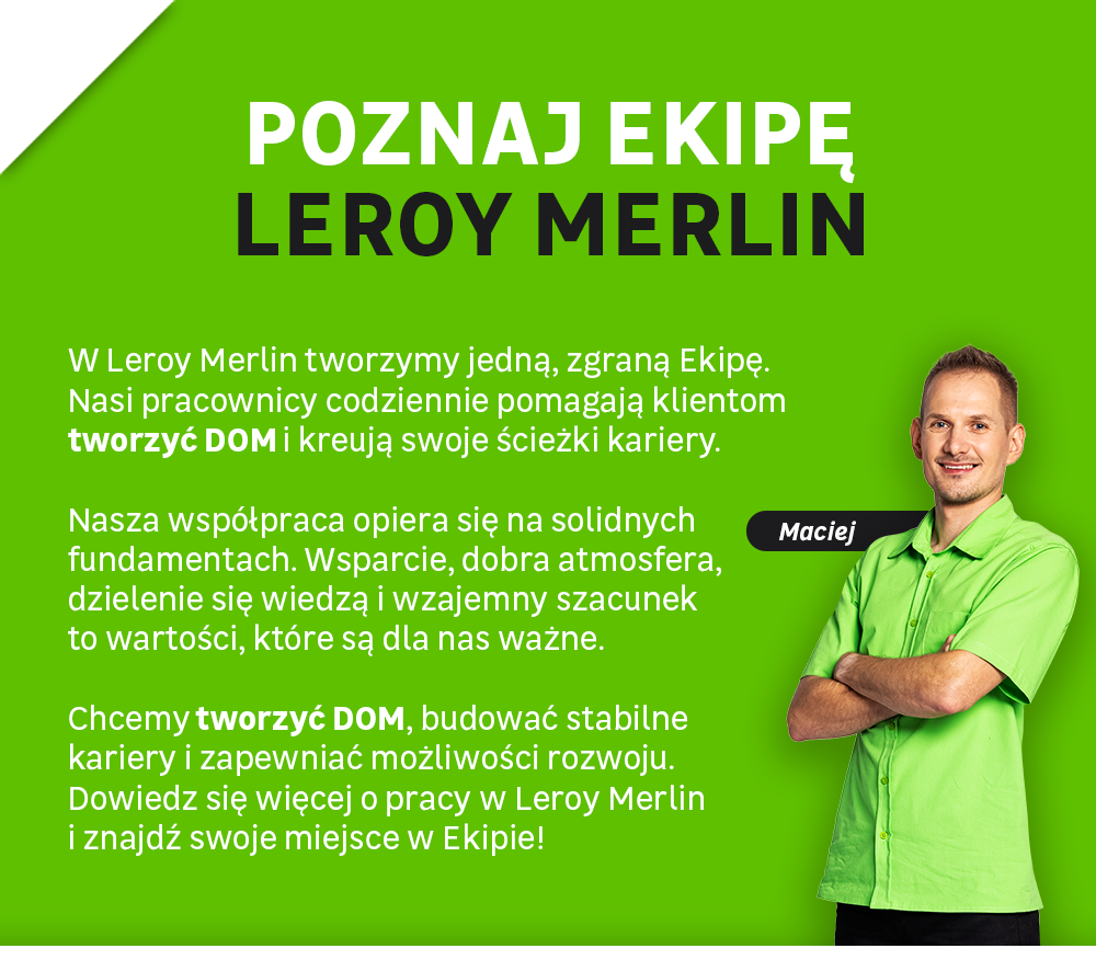 poznaj ekipę Leroy Merlin
